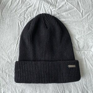 Steve Madden Black Knit Beanie